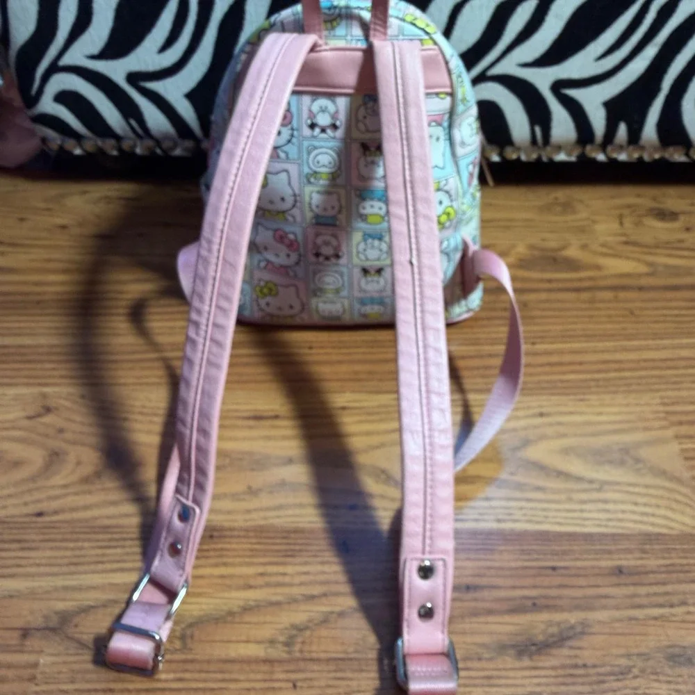 Loungefly Hello Kitty Comic Grid Mini Backpack Pink Pastel Sanrio Bag
